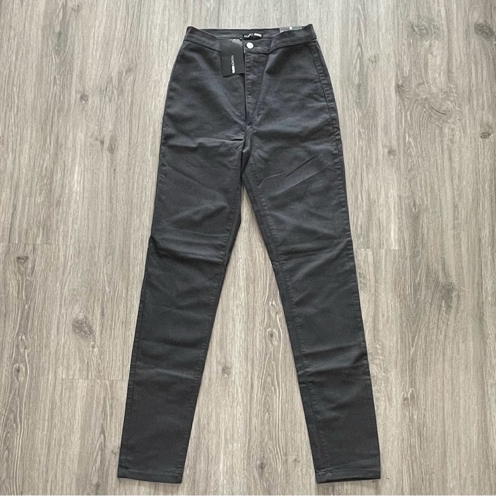 Grey high waisted jeans